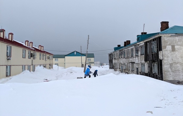 Жители Нунлиграна возвращаются в село после коммунальной аварии