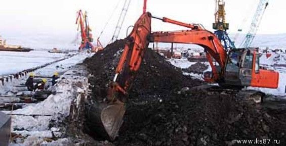 Шпунтовые работы на причальных сооружениях морпорта Певек полностью завершены