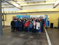Познавательная  экскурсия в пожарную часть .