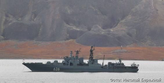 Военные «потушили» пожар на ледоколе «Илья Муромец» в Беринговом море