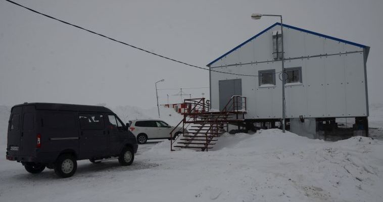 Завершено строительство павильона у вертолётной площадки Анадыря