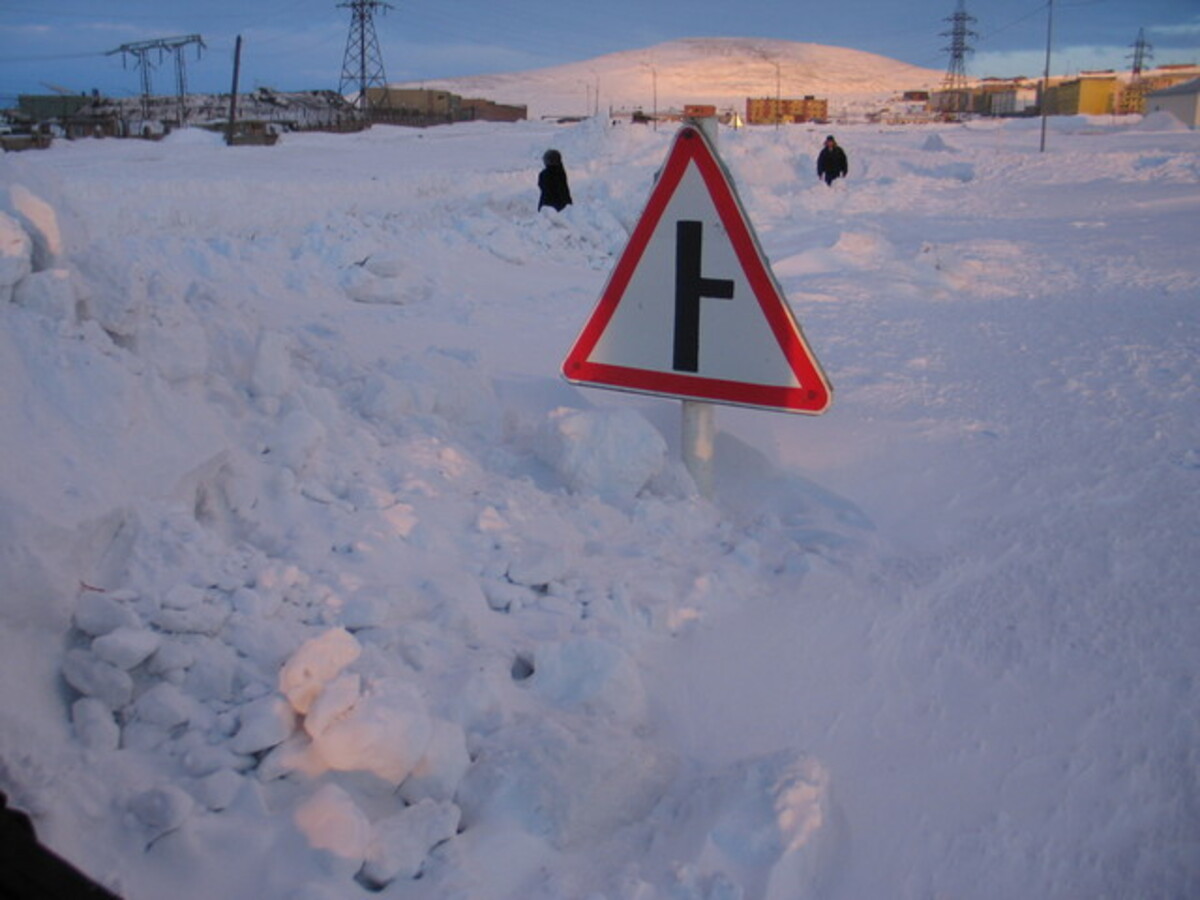 после пурги в Певеке