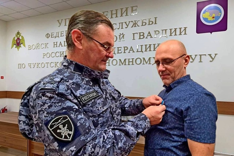 День ветерана войск правопорядка отметили росгвардейцы в Анадыре