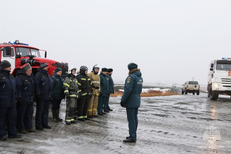 В окружной столице провели штабную тренировку по ликвидации ЧС природного и техногенного характера