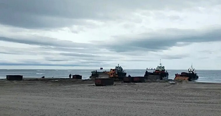 Свыше половины планового объёма угля уже доставлено морским путём на Чукотку