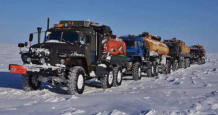 Более 40 процентов топлива доставлено по зимникам в отдаленные сёла Чукотки 